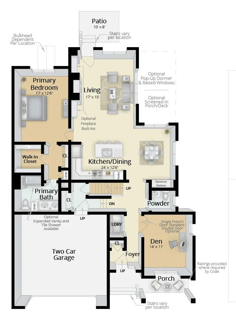 The Exp. Oak: First Floor