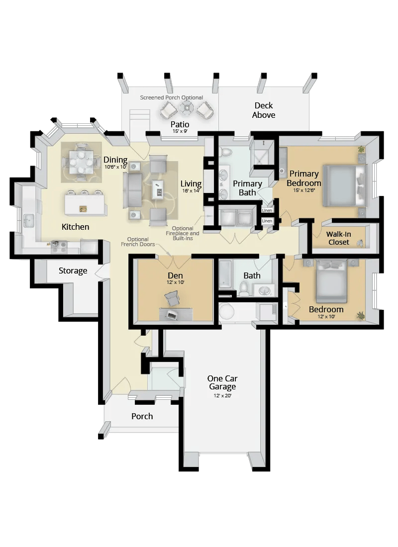 The Hickory: First Floor