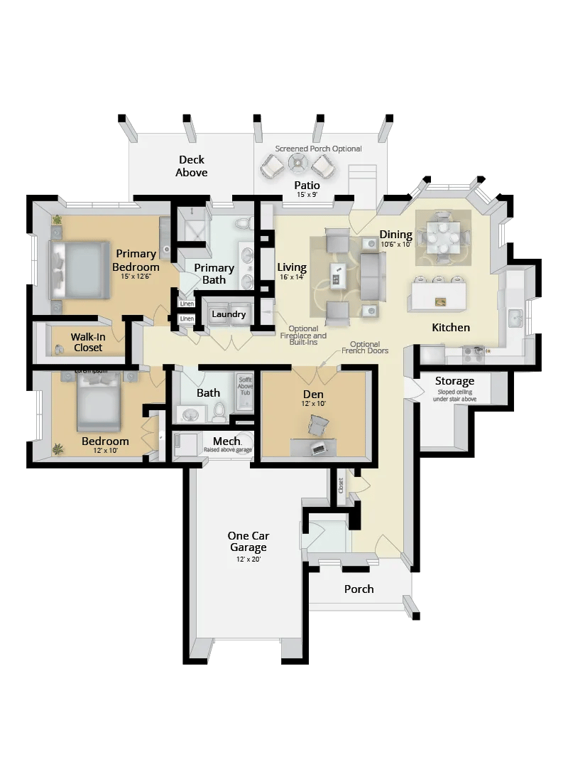 The Hickory: First Floor