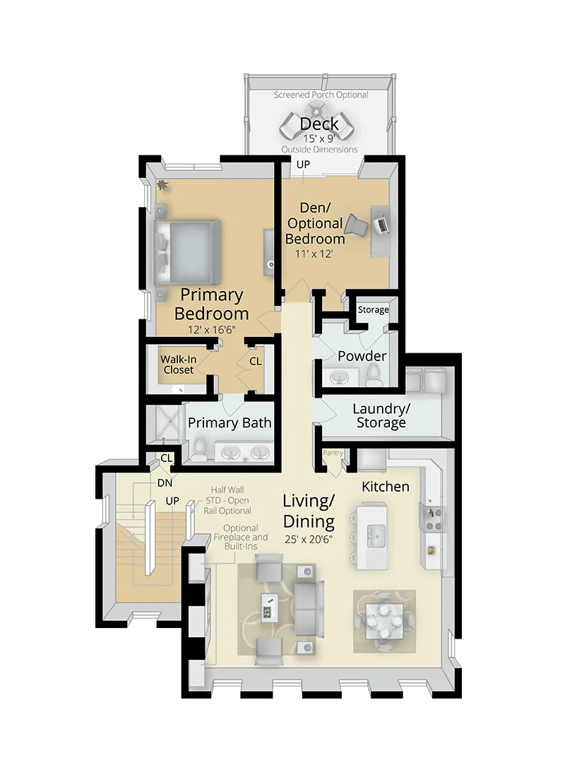 The Pine: First Floor