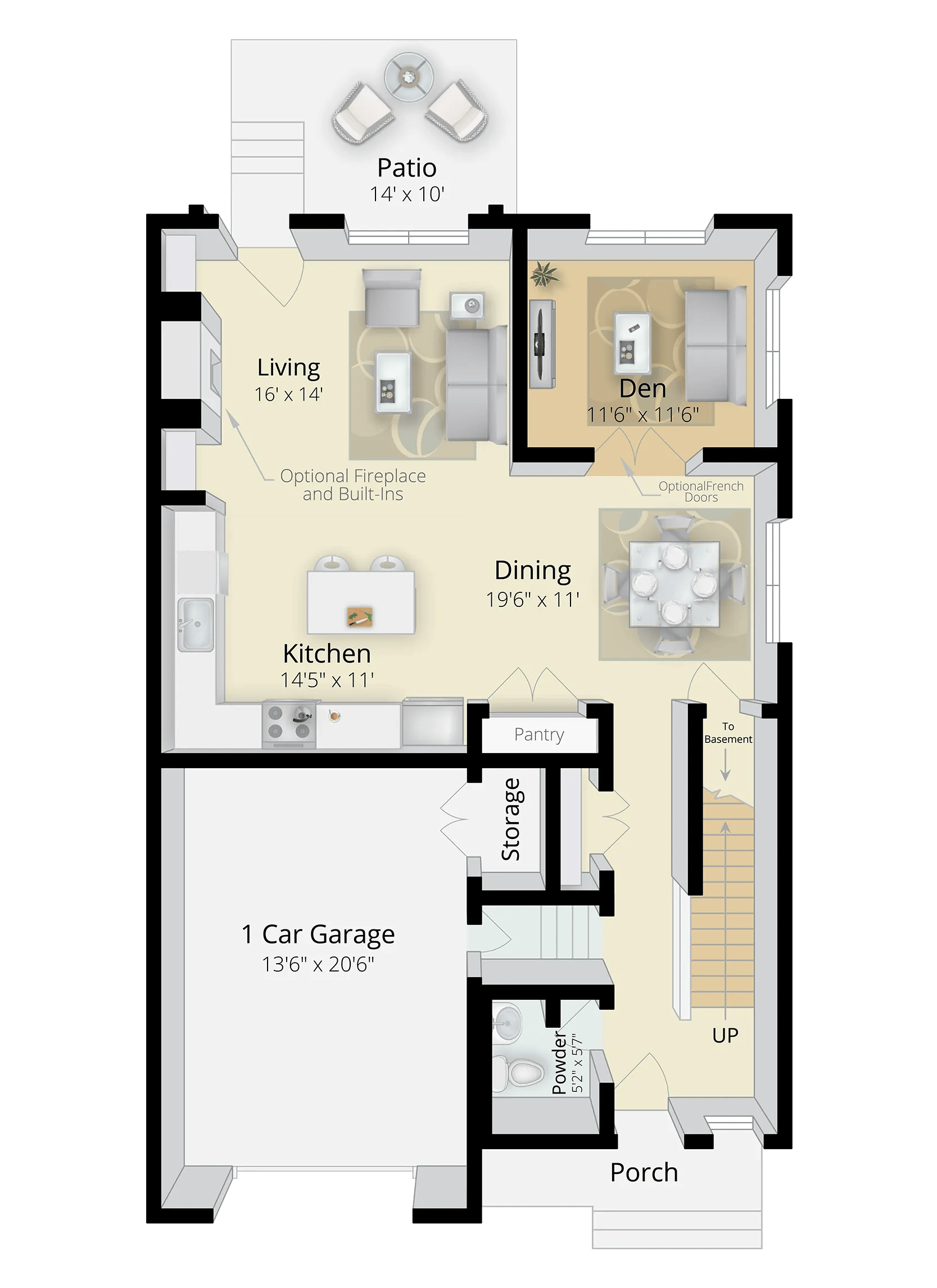 The Exp. Spruce First Floor