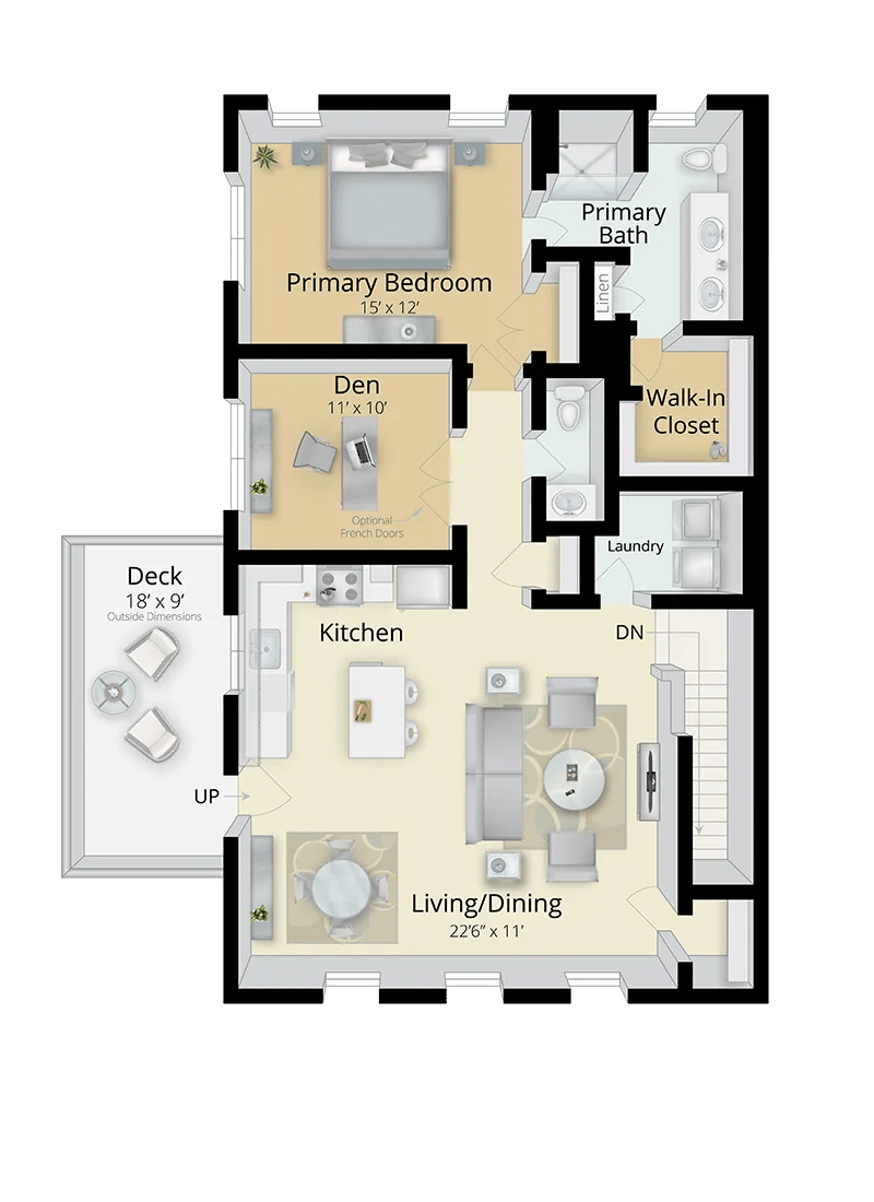 The Chestnut: First Floor