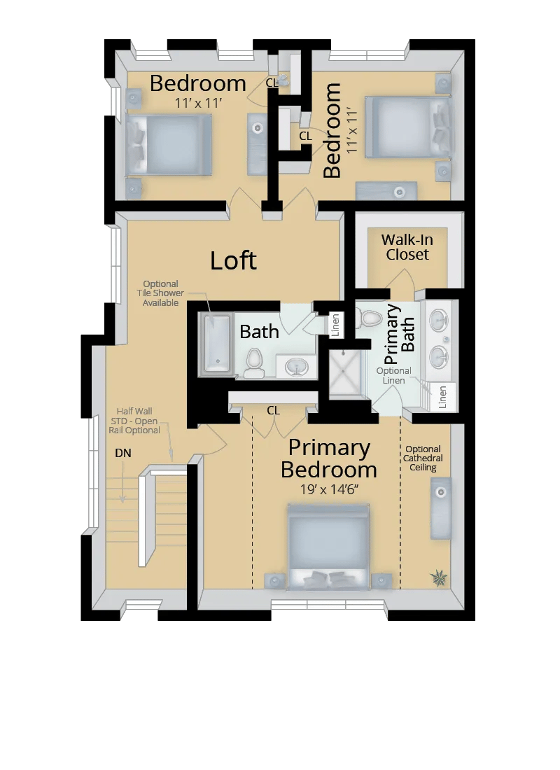 The Birch: Second Floor