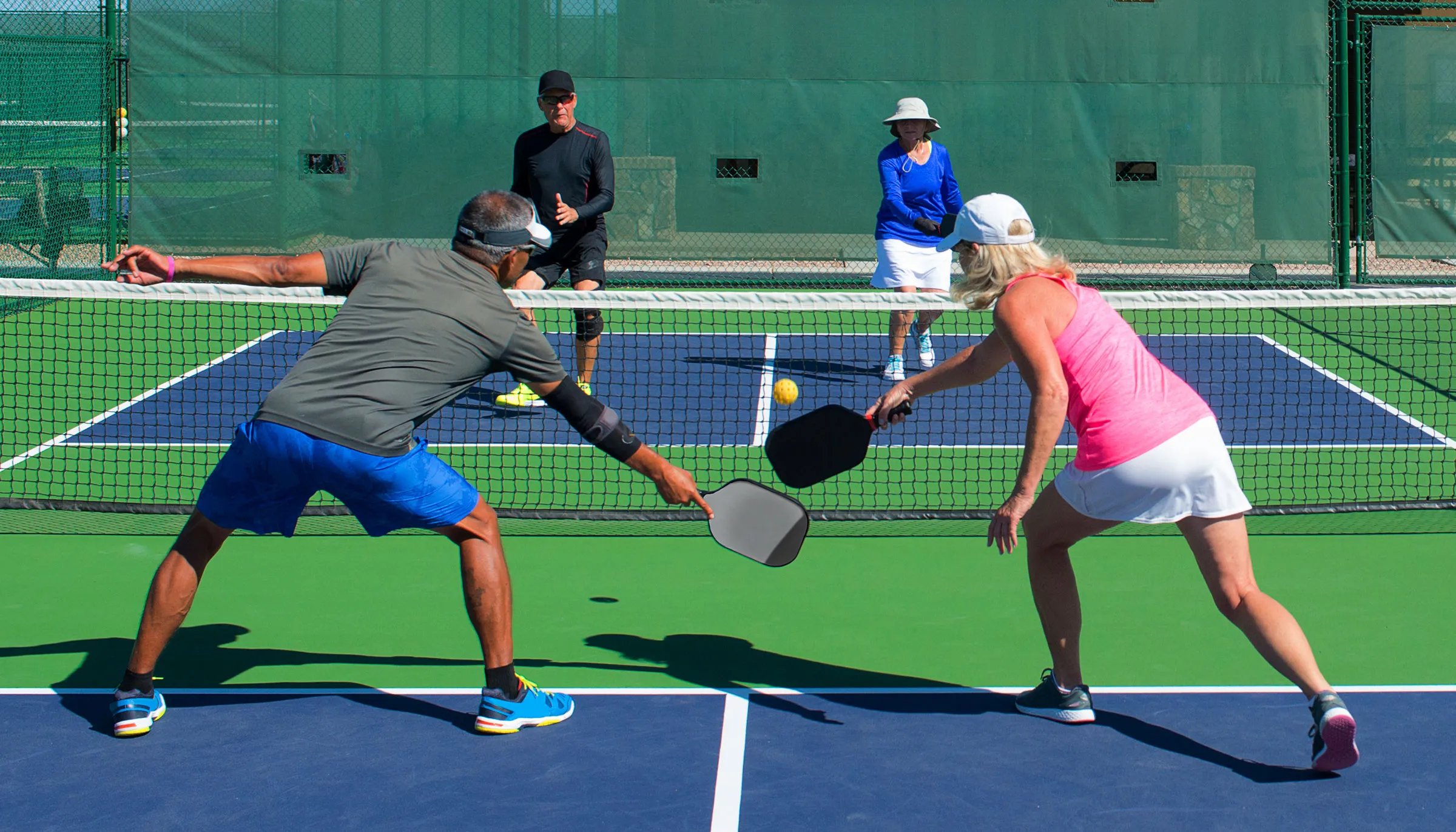 Pickleball courts at a Thorndike Development community