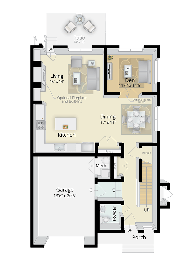 The Exp. Spruce First Floor
