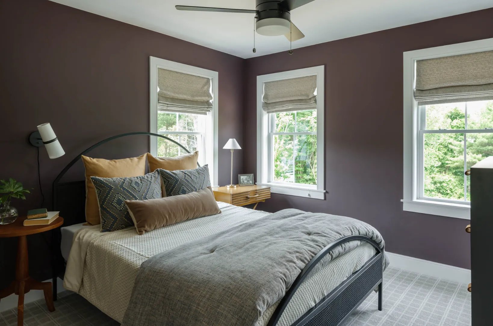 Model home bedroom at Larkwood in Raynham, MA