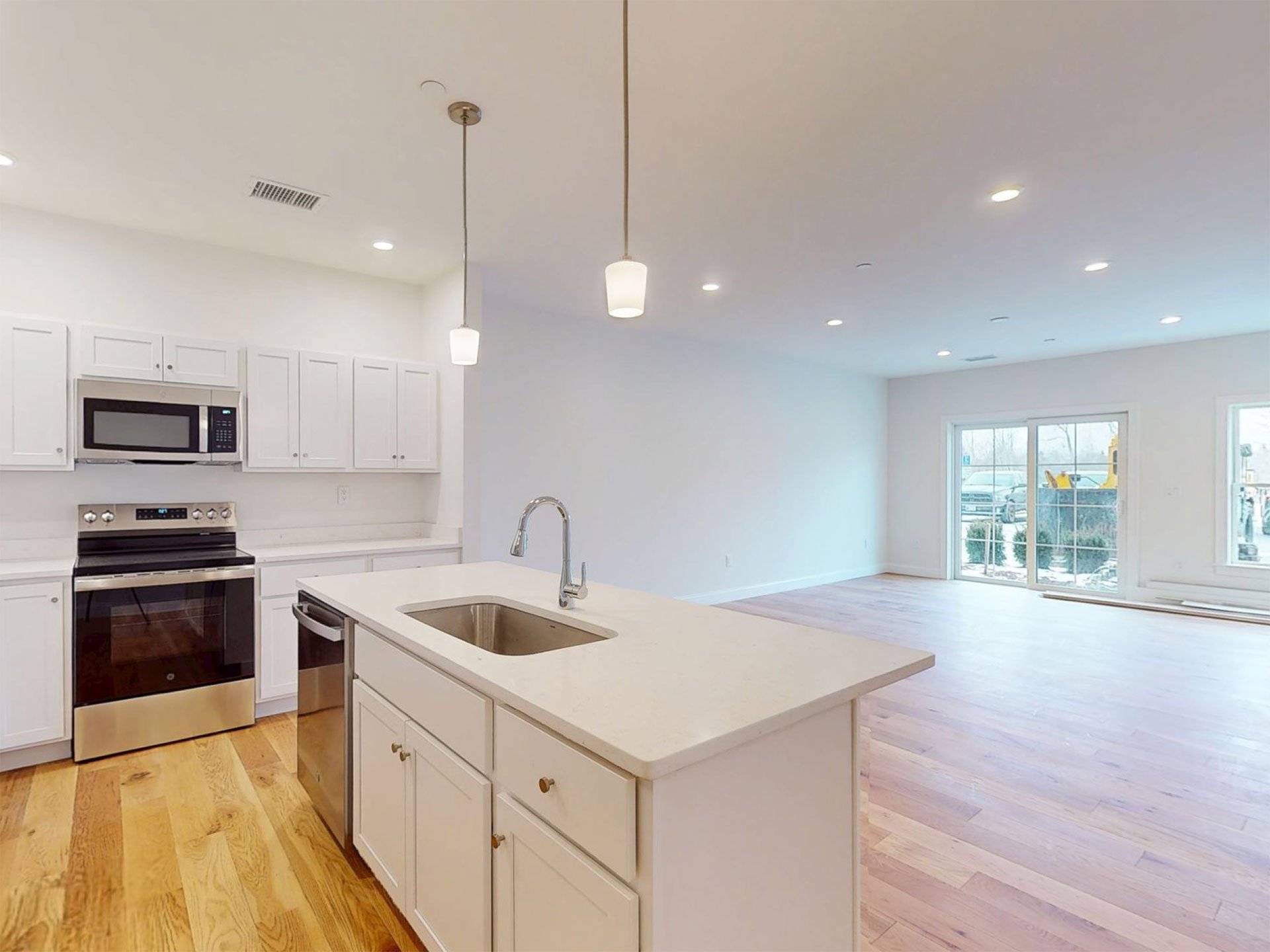 The Breeze IV quick-delivery condo at Featherwinds in Halifax MA with 1 bed plus den