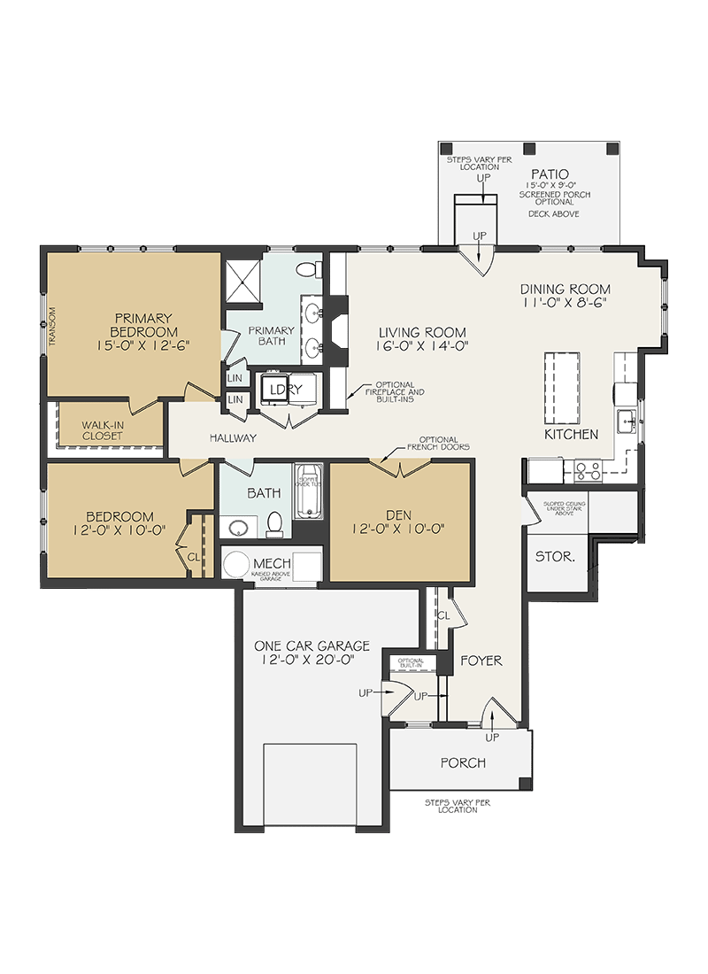 The Hickory: First Floor