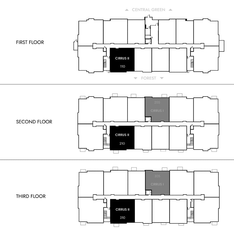 The Cirrus II in Building 2 & 3