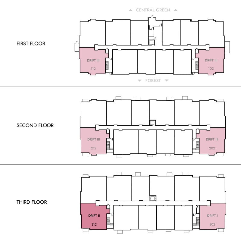The Drift II in Building 2 & 3