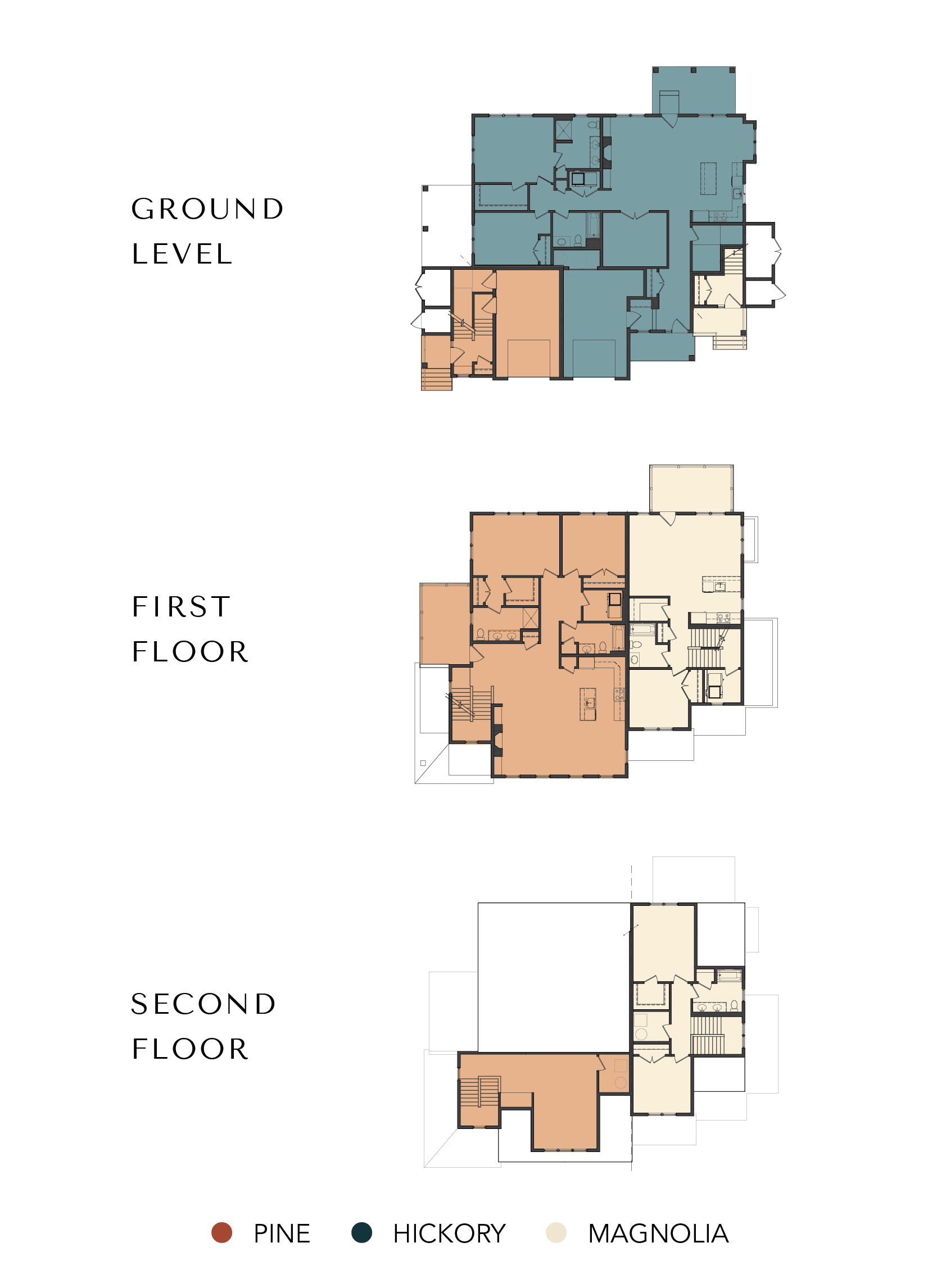 Triplex Building Layout Plan