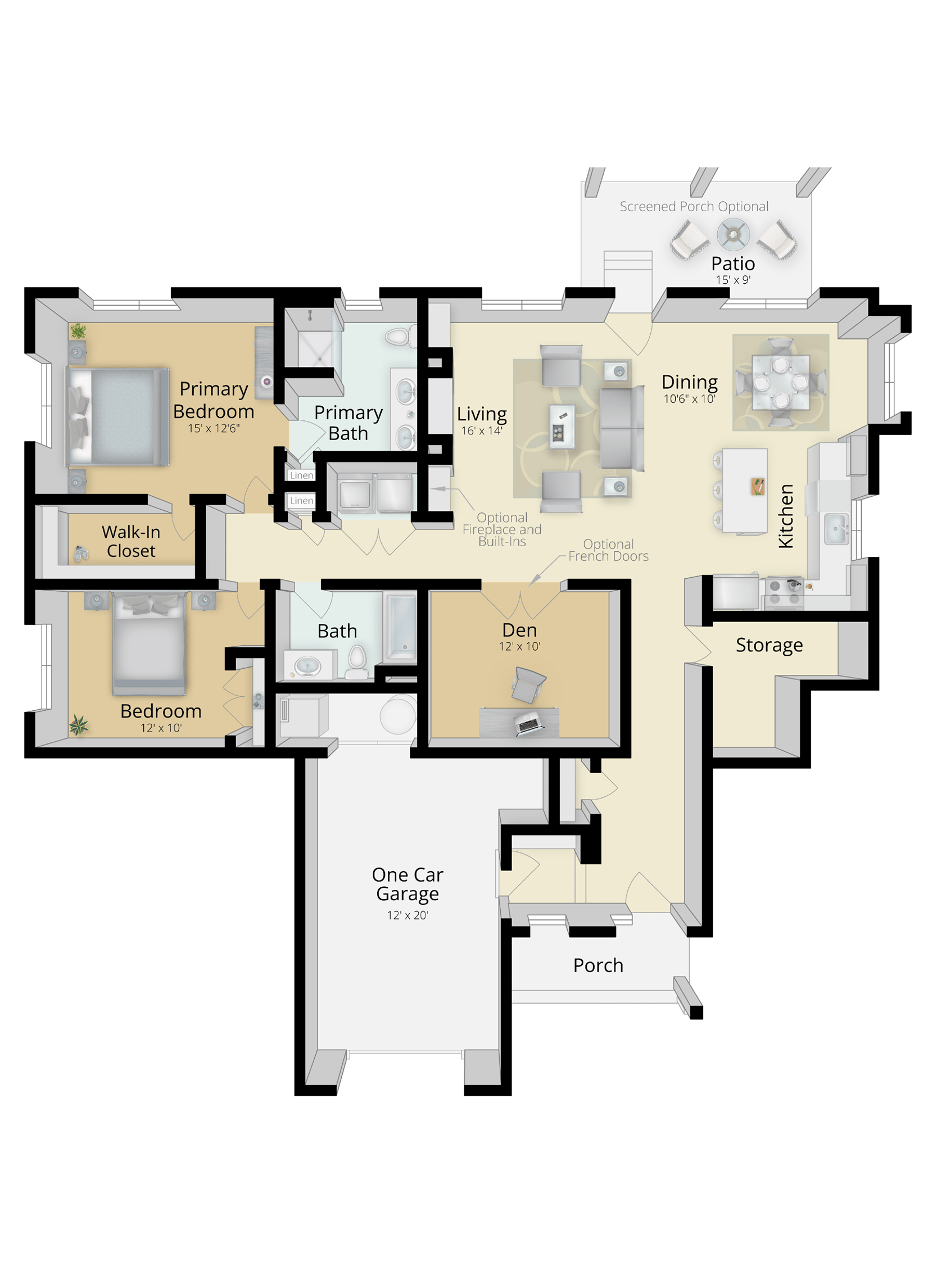 The Hickory III: First Floor