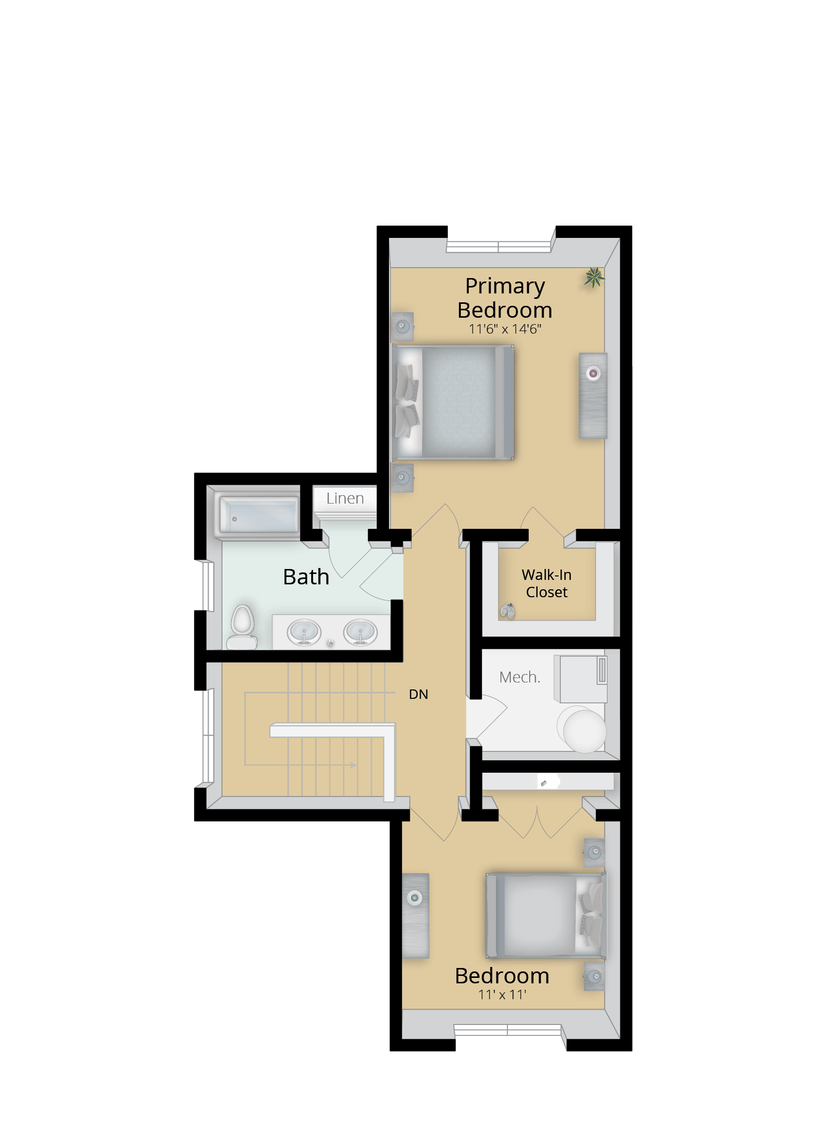 The Magnolia III: Second Floor