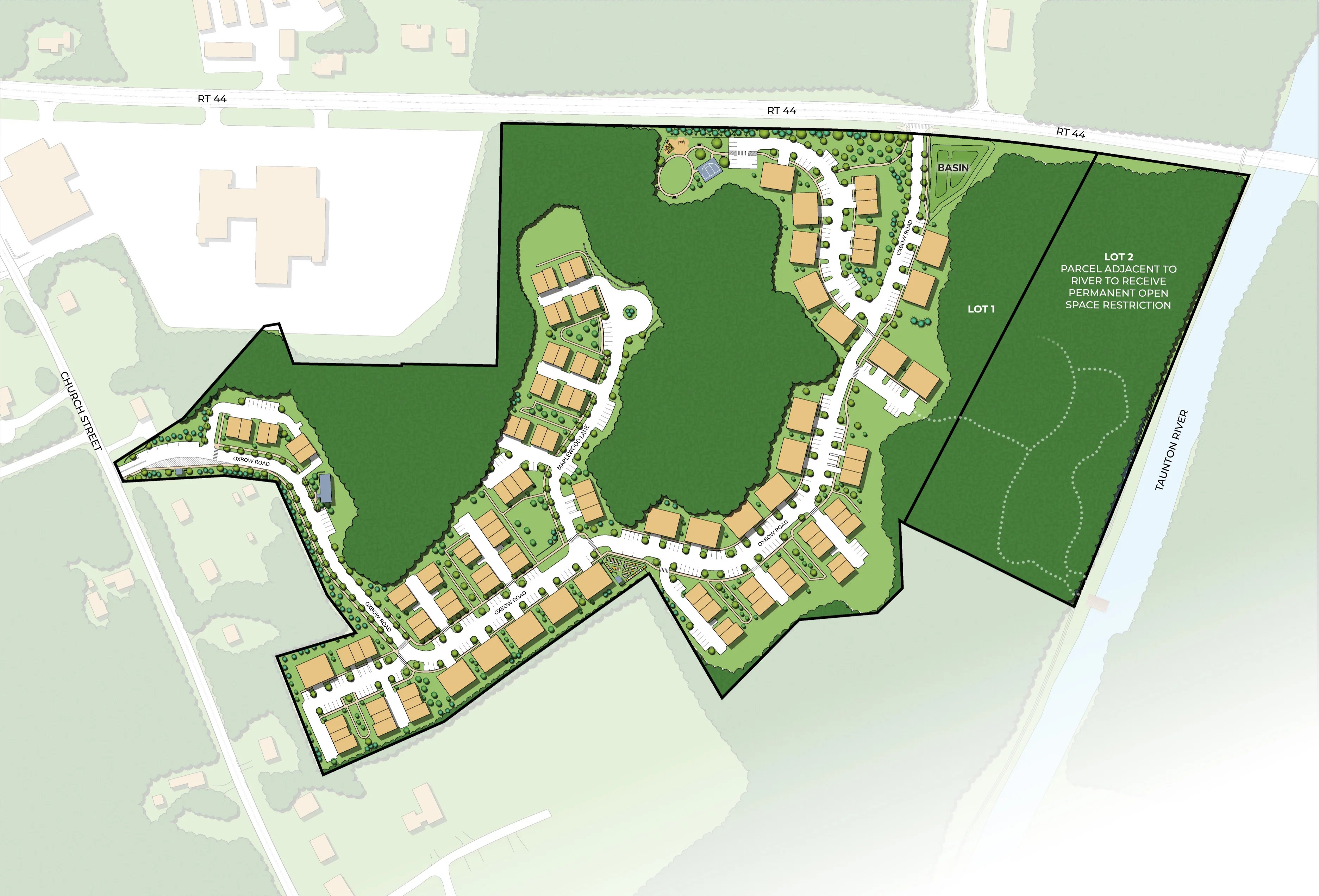 Larkwood site plan