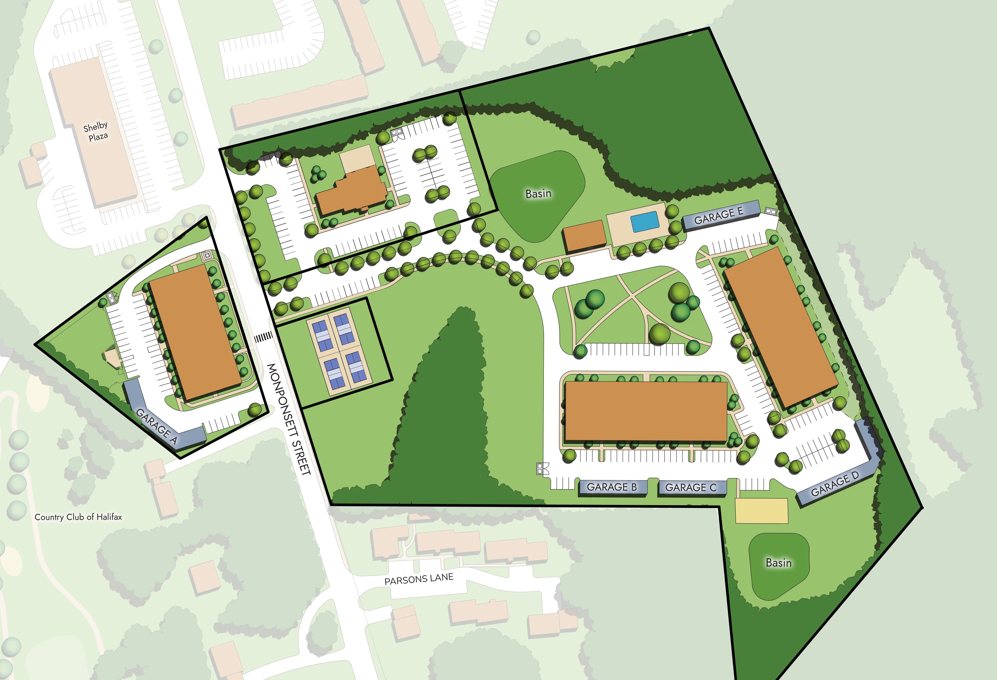 Featherwinds site plan